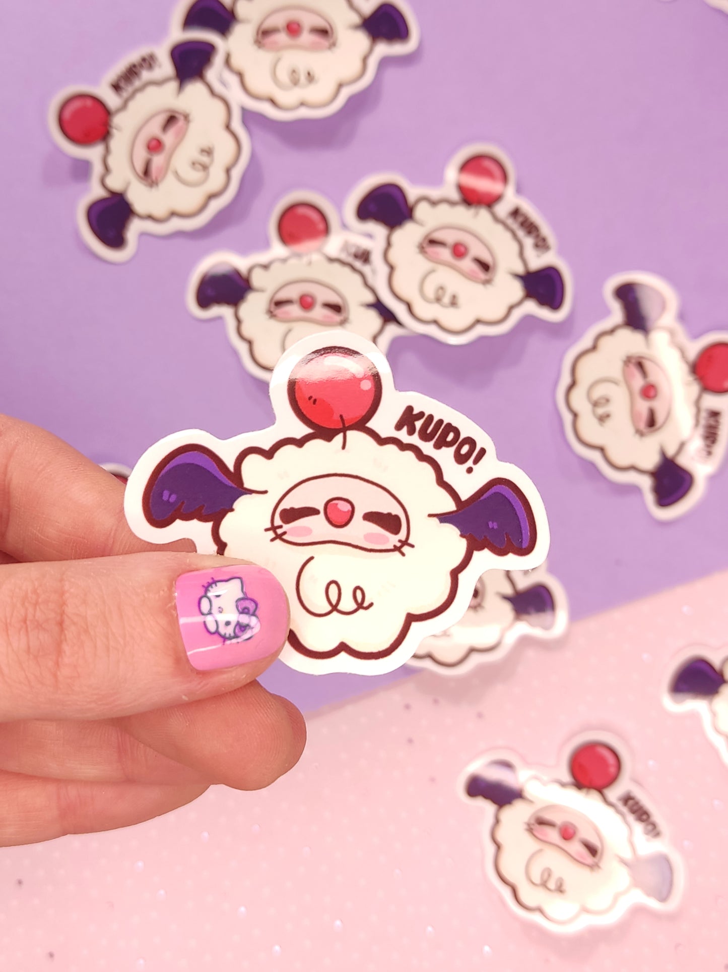 Sticker Vinyle Brillant Flouffy en Mog | Journaling | Ada Stationery