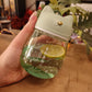 Gourde en Verre Chat Kawaii | Verte | 33cl | Bouchon Tête de Chat | Bouteille d'Eau Mignonne & Originale
