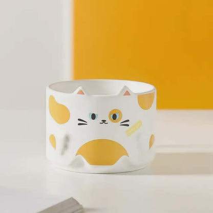 Ensemble de Tasses à Café Empilables Chats Mignons (300 ml) - Design Kawaii et Pratique - Cadeau Original