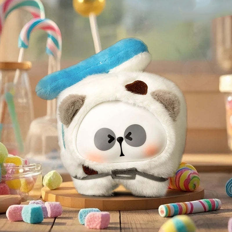 Blind Boxes Mr Pa - Porte-clés Panda Candy - Peluche Mystère Kawaii - Collection Thème Bonbons