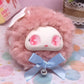 Flouffy Rose - Créature Kawaii en Peluche et Résine - Trinket Mignon & Original - Création Originale Ada Stationery