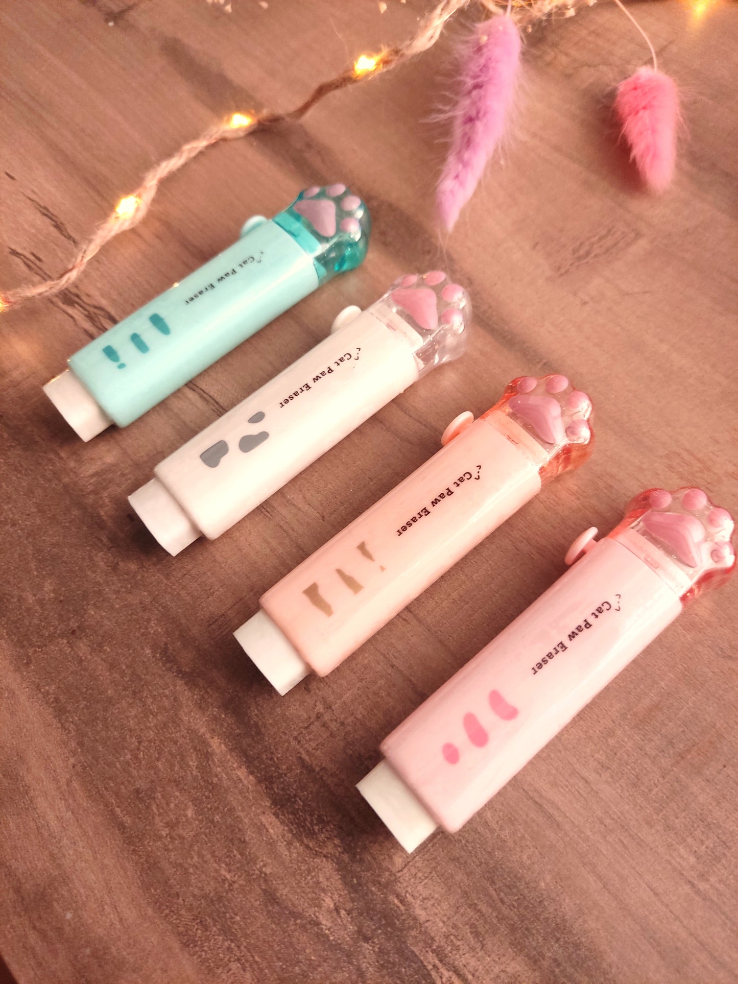 Gomme Patte de Chat Kawaii | Accessoire Bureau Original