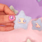 Barrette Flouffy Étoile Bleue Kawaii | Accessoire Cheveux Mignon & Original