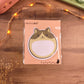 Bloc-Notes Adhésif Chat Rond | Post-it Mignon Kawaii | Mémo Original pour Bureau & École