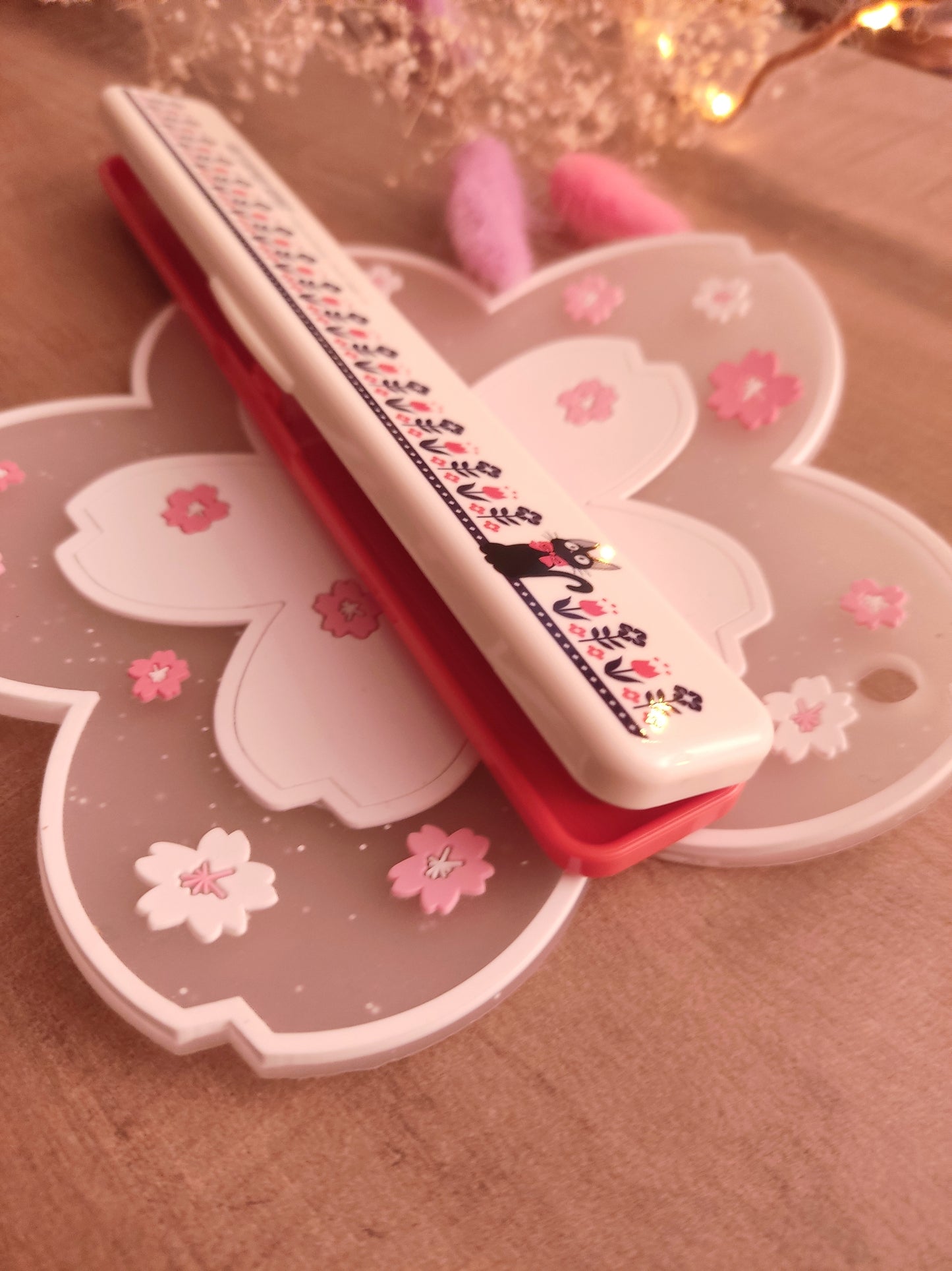 Boîte à Baguettes Jiji | Kiki la Petite Sorcière | Set Baguettes et Boîte minimaliste | Studio Ghibli