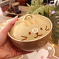 Bol à Soupe Ramen Chat Beige Kawaii avec Couvercle Céramique | Bol Japonais Mignon | Cadeau Amoureux des Chats