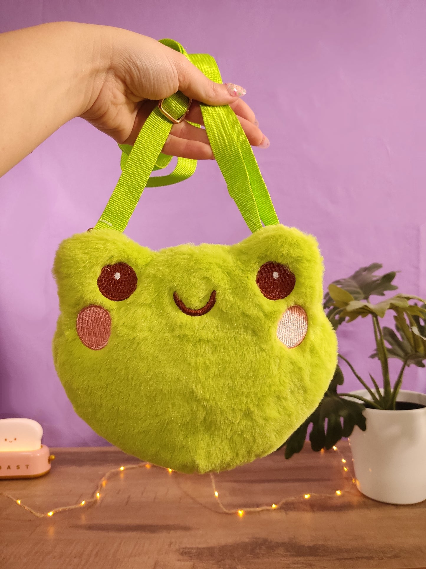 Sac Bandoulière Grenouille Kawaii | Sac Peluche Mignon | Sac à Main Original