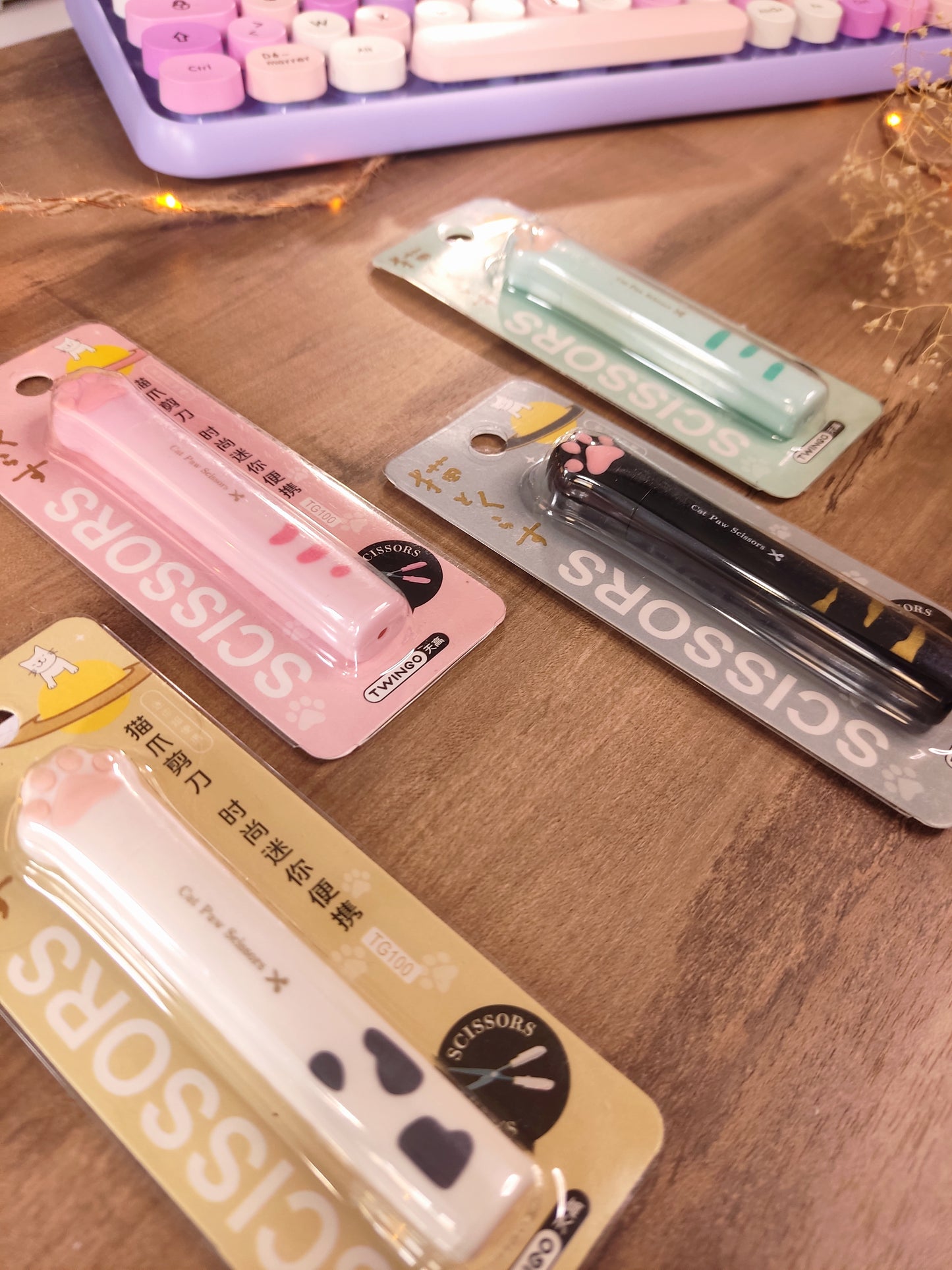Ciseaux Patte de Chat | Accessoire Bureau Kawaii