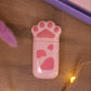 Correcteur Patte de Chat Kawaii | Rose Transparent/Opaque | Accessoire Bureau Original