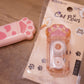 Correcteur Patte de Chat Kawaii | Rose Transparent/Opaque | Accessoire Bureau Original