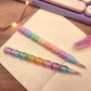 Crayon Hamsters Empilables | Multicolore | Crayons de Papier Originaux & Kawaii | Accessoire Bureau Enfant & Adulte