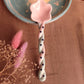 Cuillère en forme de Fleur en Céramique | Pastel | Design Floral Kawaii