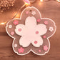 Dessous de verre Sakura -  motif fleurs de cerisier japonaises, style pastel, kawaii et anti-dérapant