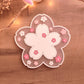 Dessous de verre Sakura -  motif fleurs de cerisier japonaises, style pastel, kawaii et anti-dérapant
