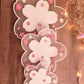 Dessous de verre Sakura -  motif fleurs de cerisier japonaises, style pastel, kawaii et anti-dérapant