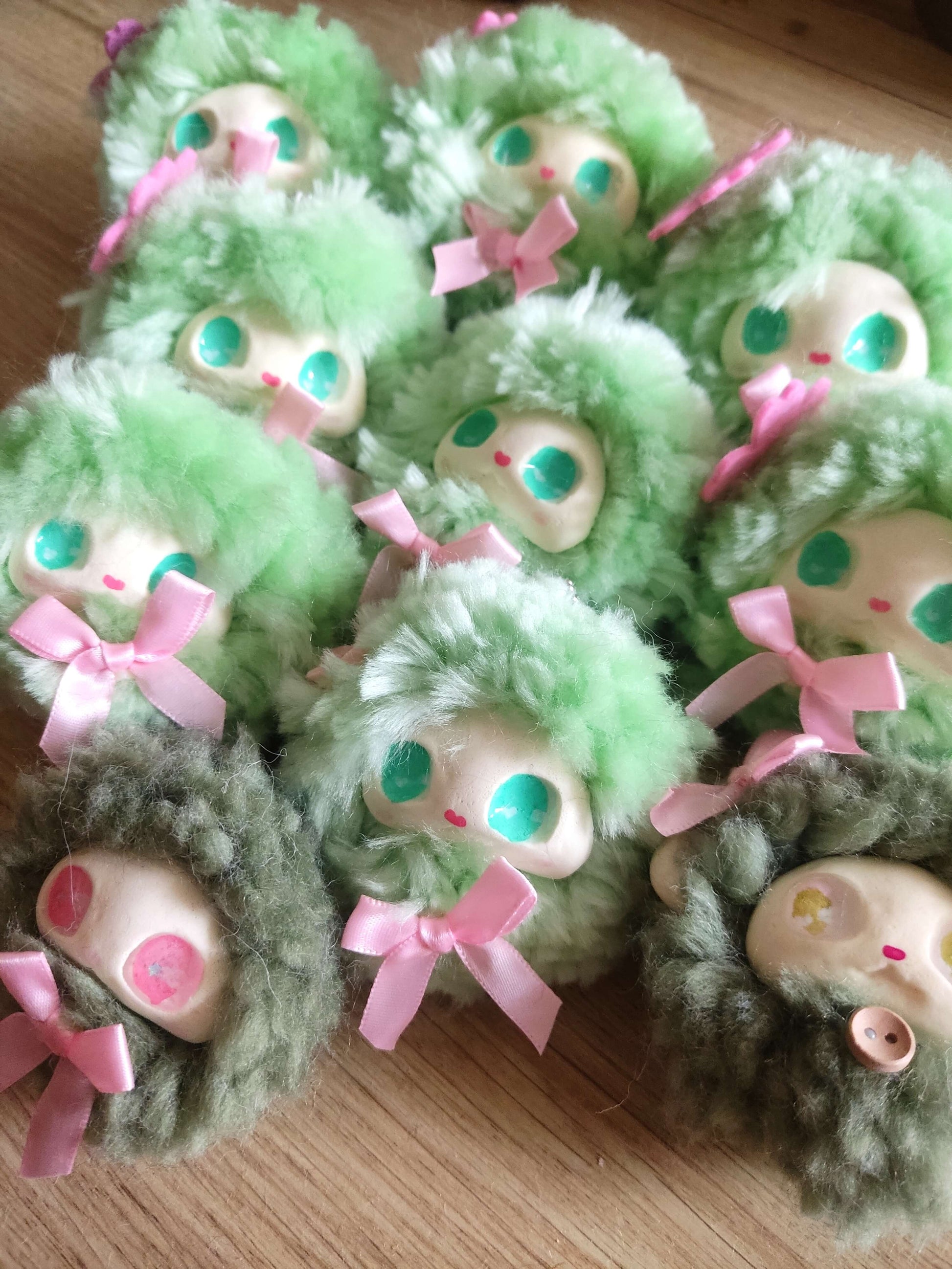 Flouffy peluche kawaii Vert FOMO