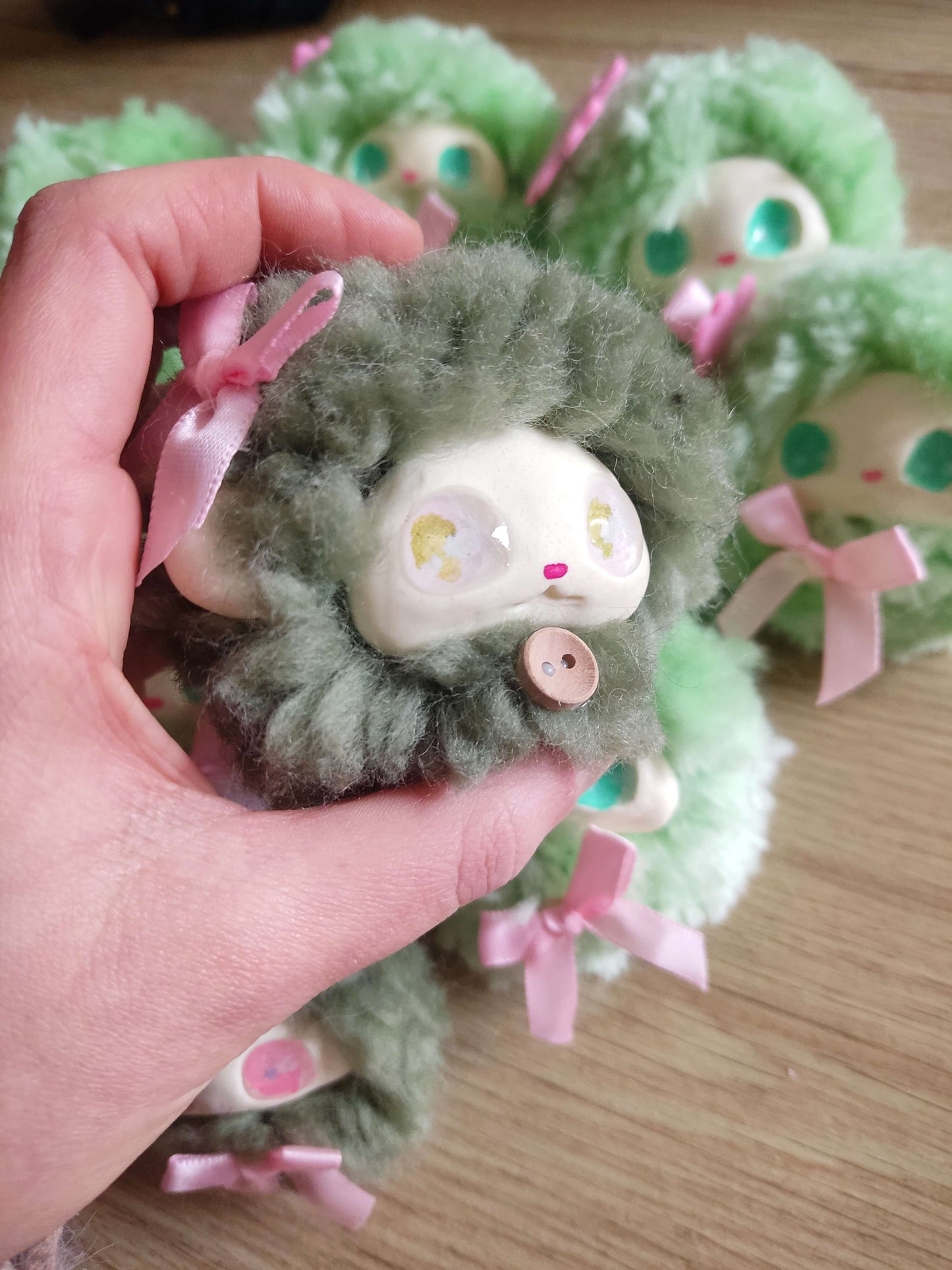 Flouffy peluche kawaii Vert FOMO