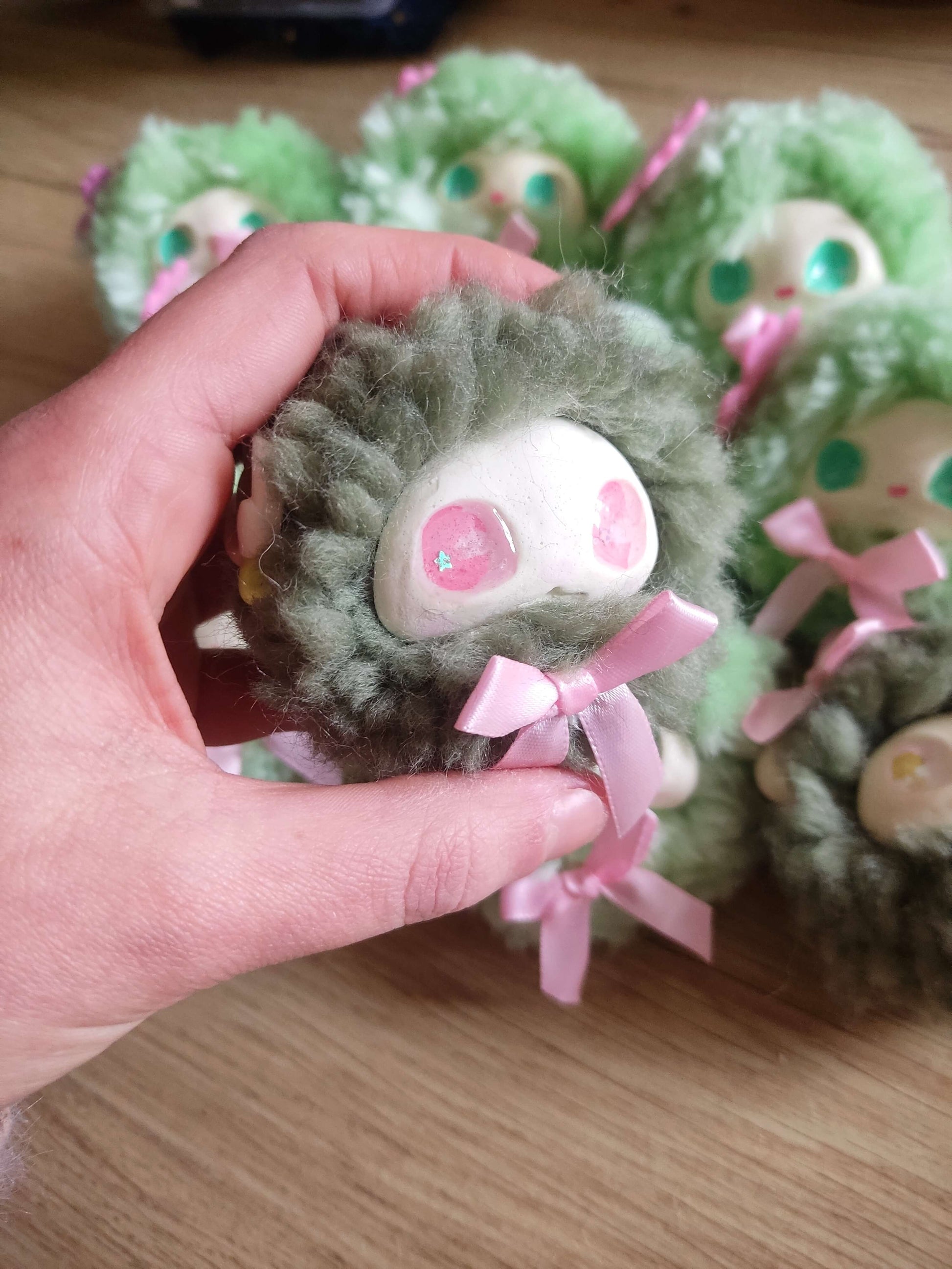 Flouffy peluche kawaii Vert FOMO