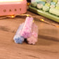 Gomme kawaii en forme de fleur de sakura rose pour la rentrée scolaire.