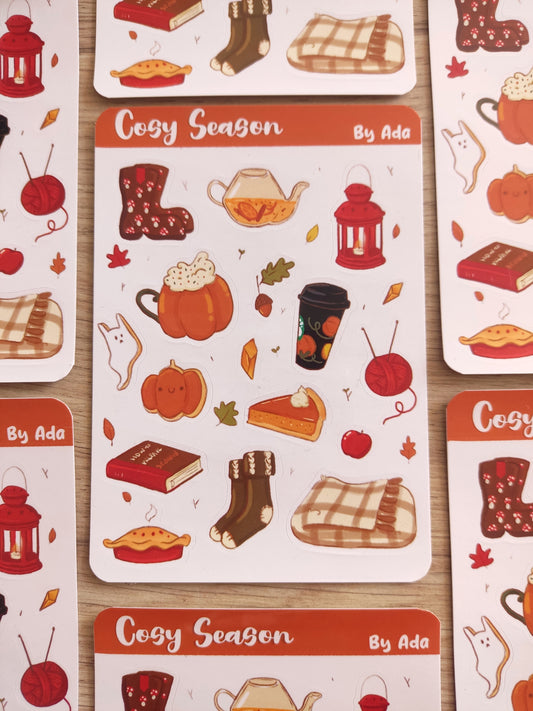 Planche de stickers Cosy Season | Planche autocollants