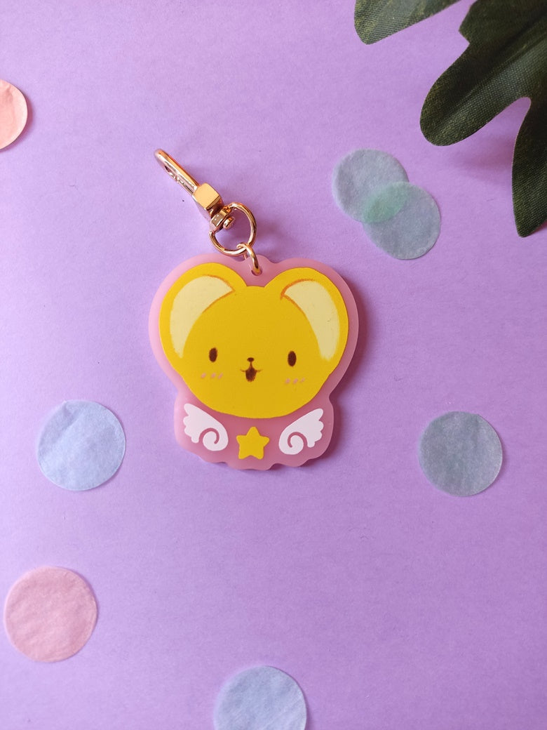 Porte-Clé Acrylique Kero-chan | Kerobero | Cardcaptor Sakura | Création Originale Artisanale | Fanart