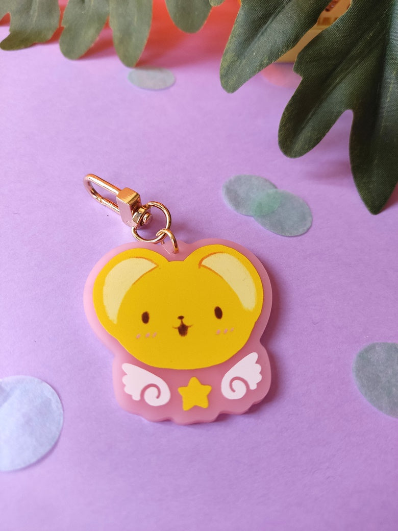 Porte-Clé Acrylique Kero-chan | Kerobero | Cardcaptor Sakura | Création Originale Artisanale | Fanart