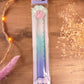 Règle transparente pastel en forme de patte de chat pour la rentrée scolaire bleue verte