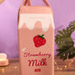 Sac Brique de Lait Fraise Kawaii | Sac à Main Original Tendance