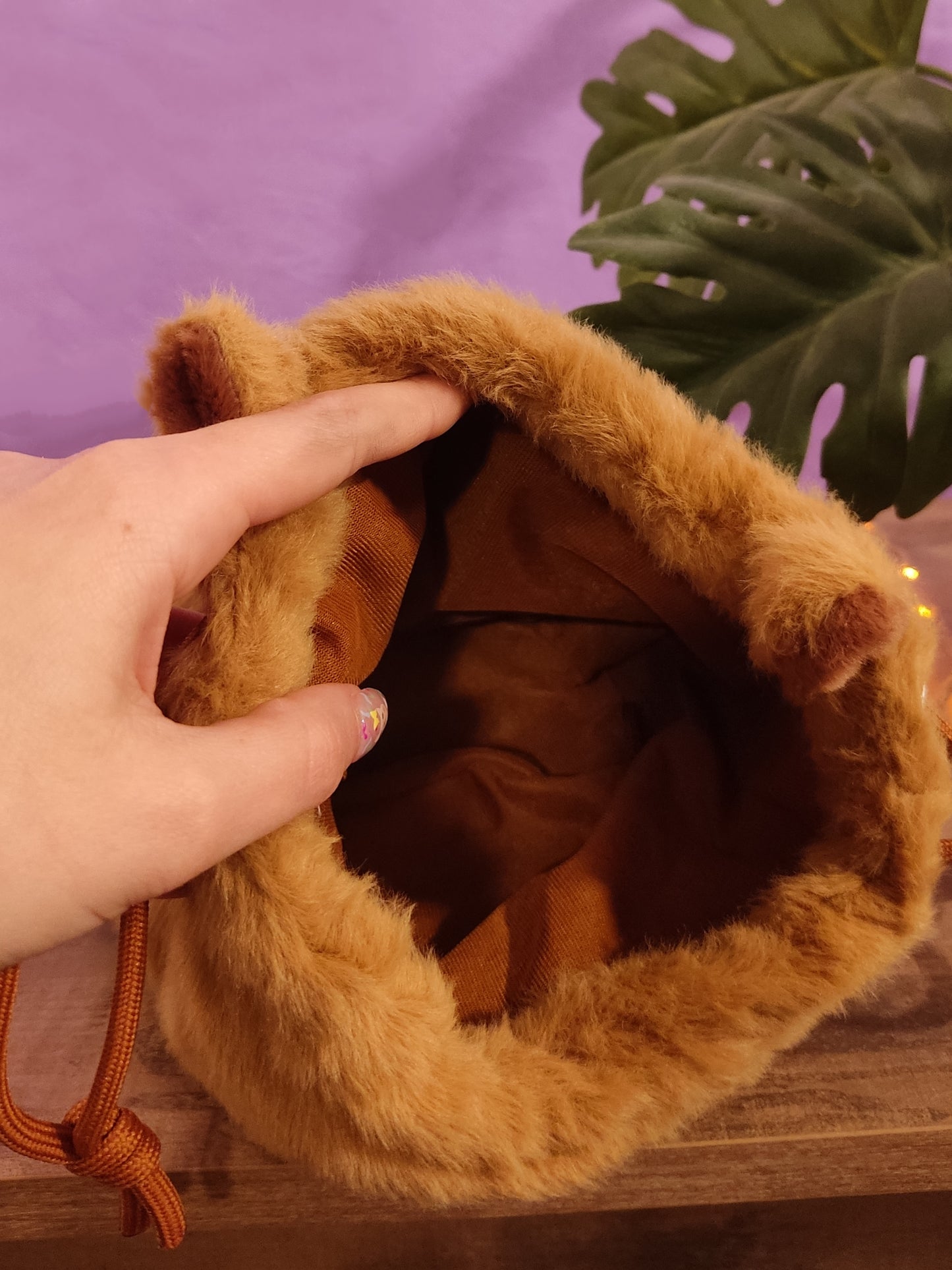 Sac Pochon Capybara Peluche Kawaii | Sac à Main Original Doux