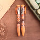 Stylo transparent avec figurines oursons flottantes pour la rentrée des classes.