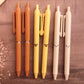 Stylos Rilakkuma - Lot de 3 - Jaune, Beige, Marron - Stylos Kawaii & Originaux - Accessoire Bureau Mignon