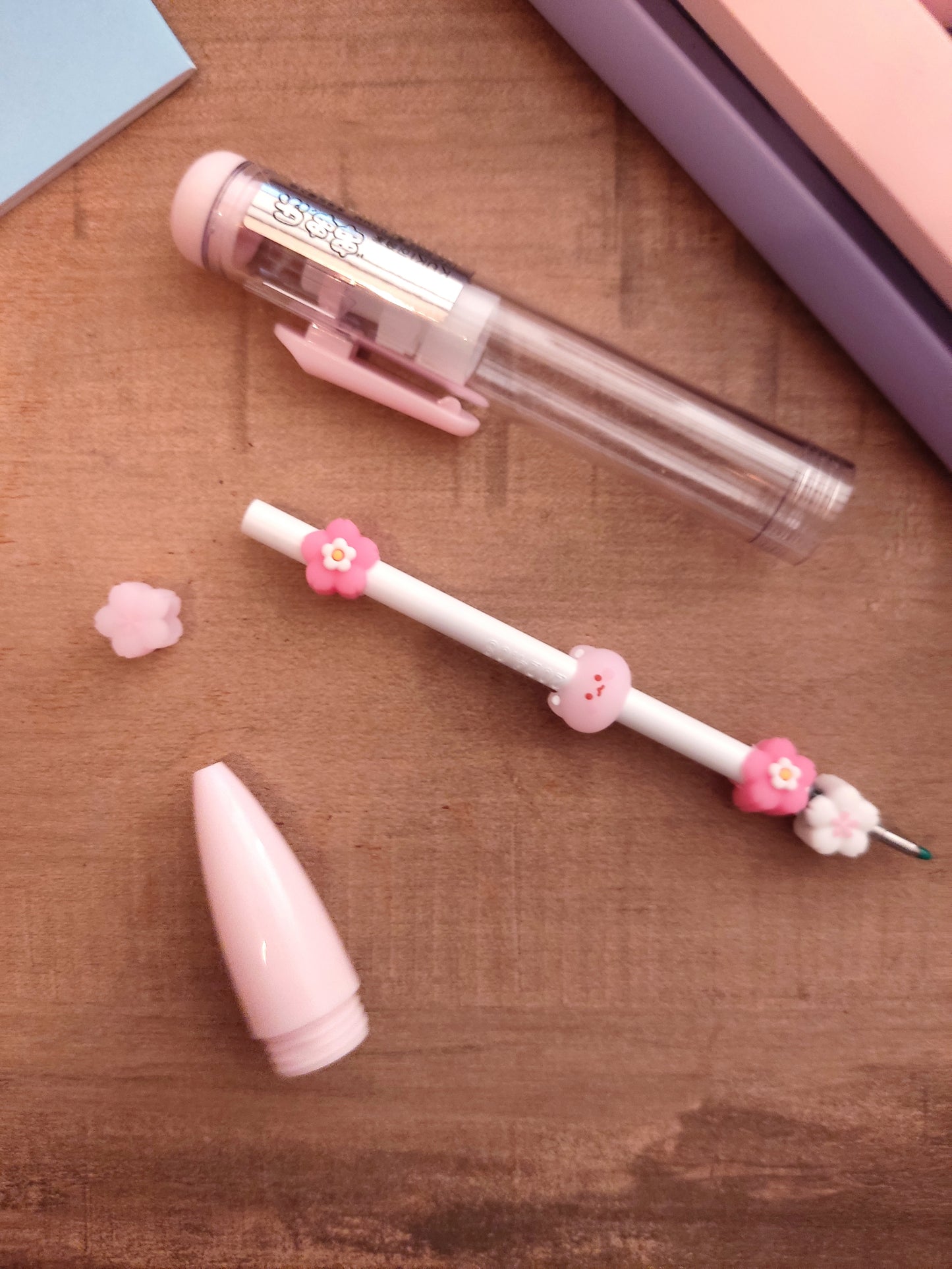 Stylo Gel Sakura Cat | Encre Noire | Accessoire Bureau Kawaii & Original
