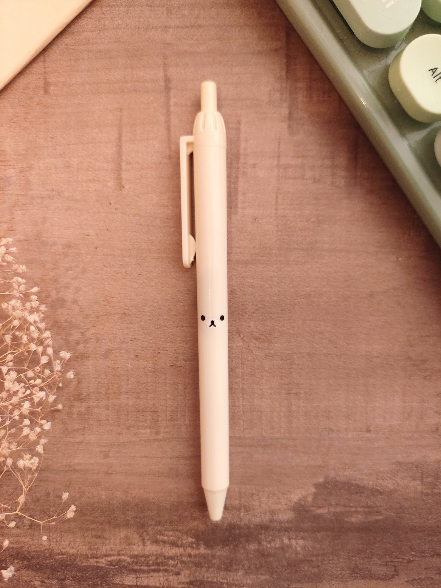 Stylos Rilakkuma - Lot de 3 - Jaune, Beige, Marron - Stylos Kawaii & Originaux - Accessoire Bureau Mignon