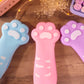 Trousse Patte de Chat en Silicone | Pochette Kawaii Originale | Étui à Crayons Doux & Mignon