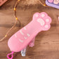 Trousse Patte de Chat en Silicone | Pochette Kawaii Originale | Étui à Crayons pour une Rentrée Douce & Kawaii