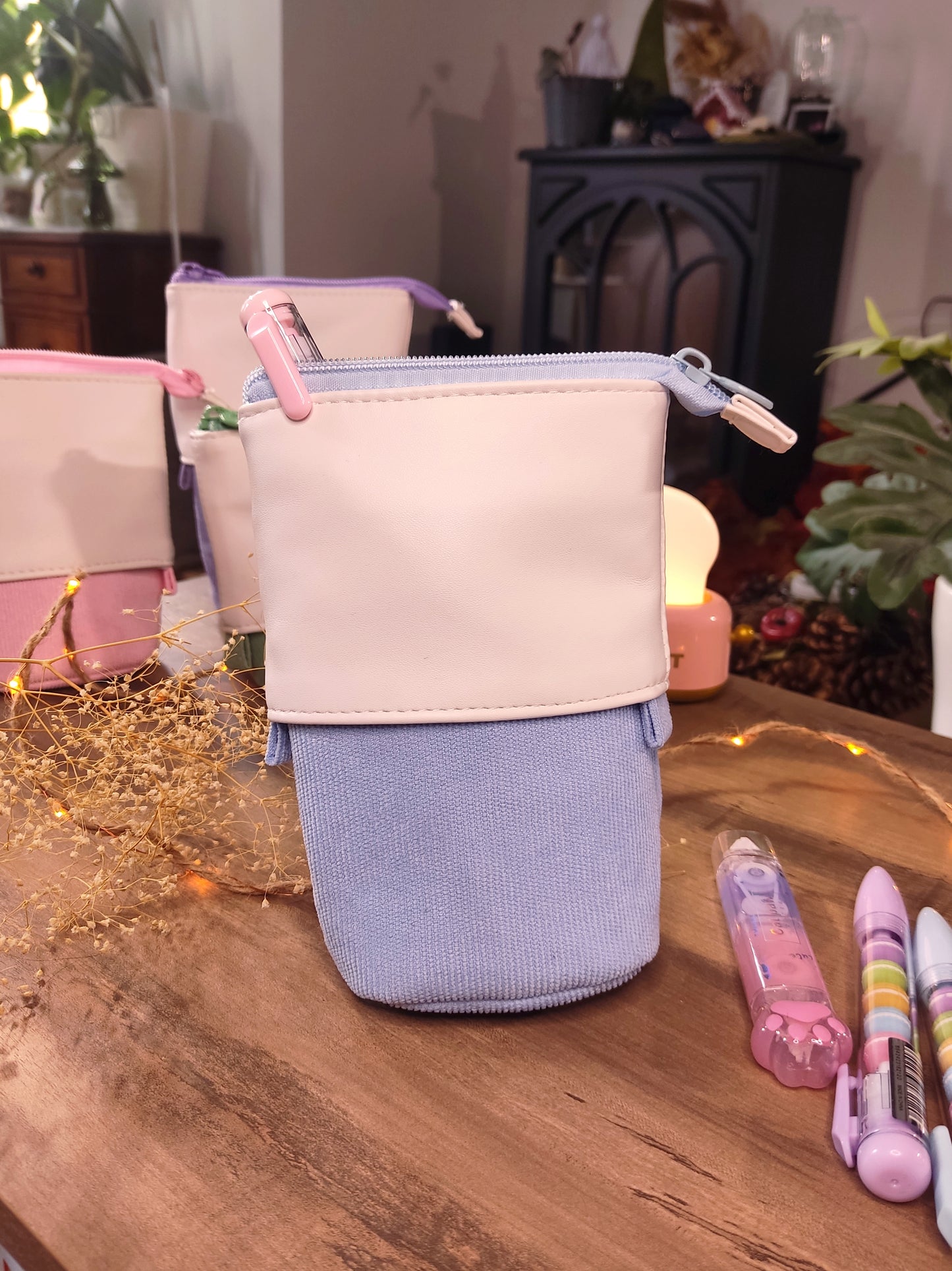 Trousse Rétractable Originale | Étui à Stylos Rétractable | Trousse de Rangement de Bureau & Scolaire