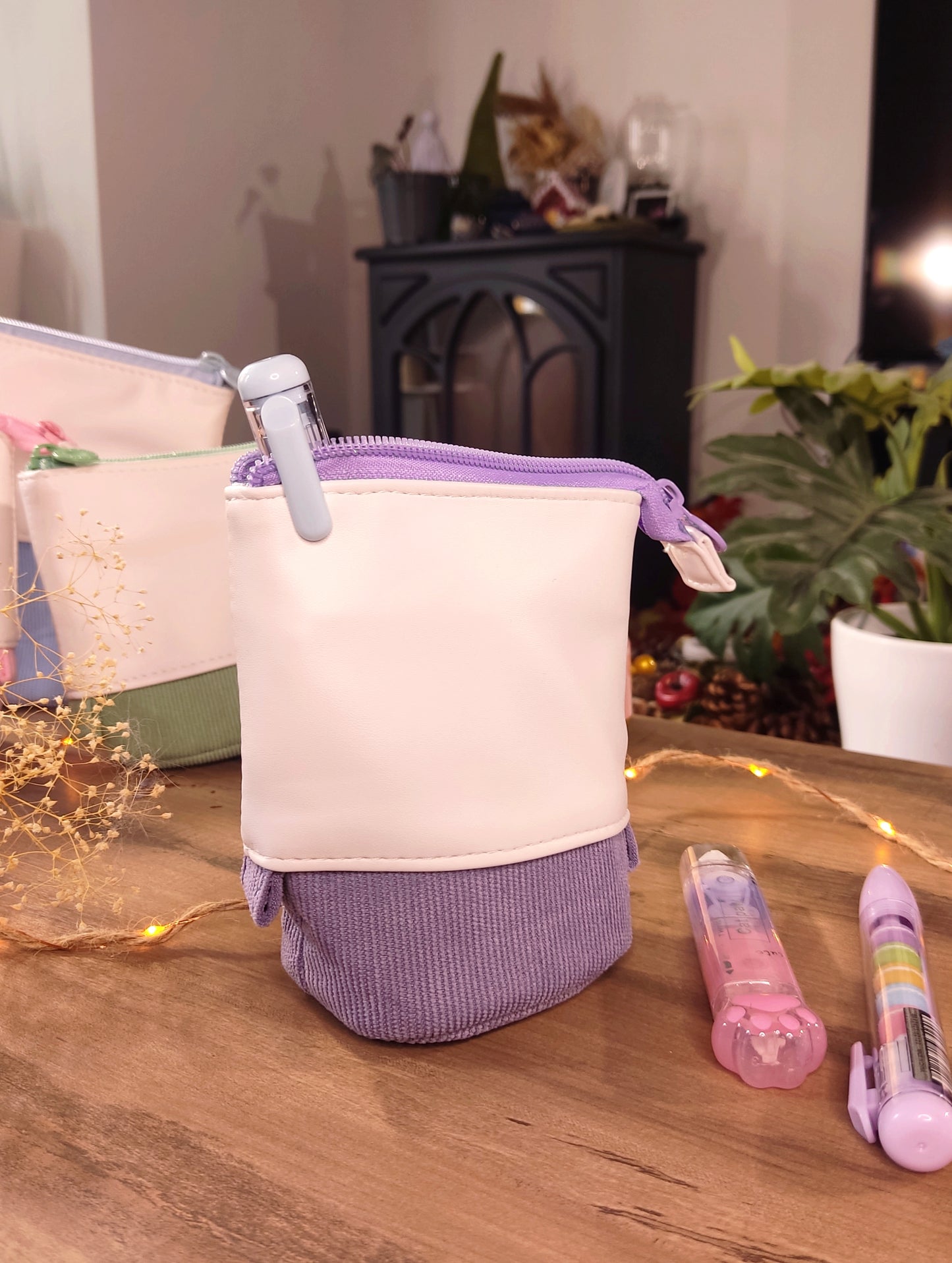 Trousse Rétractable Originale | Étui à Stylos Rétractable | Trousse de Rangement de Bureau & Scolaire