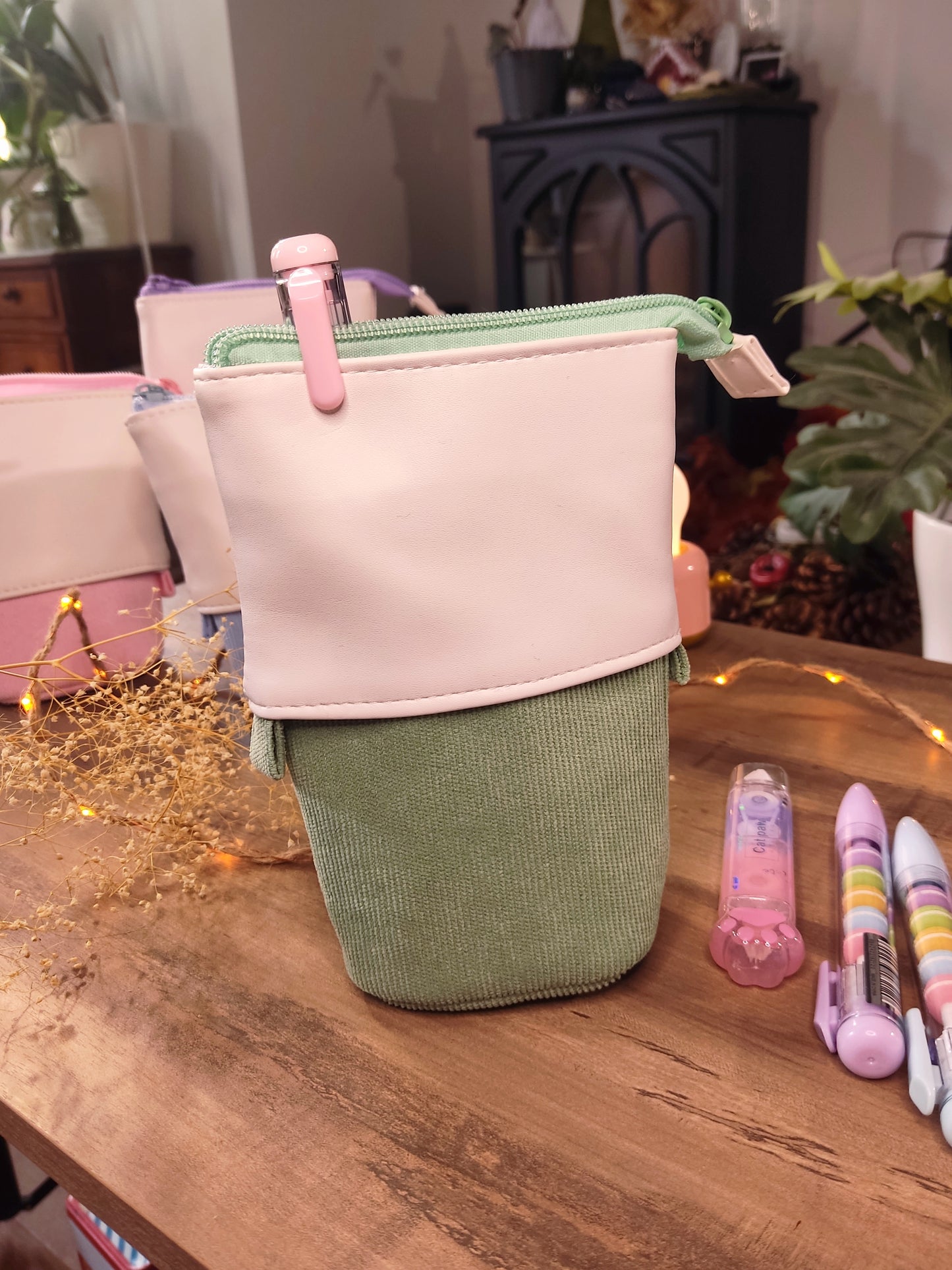 Trousse Rétractable Originale | Étui à Stylos Rétractable | Trousse de Rangement de Bureau & Scolaire