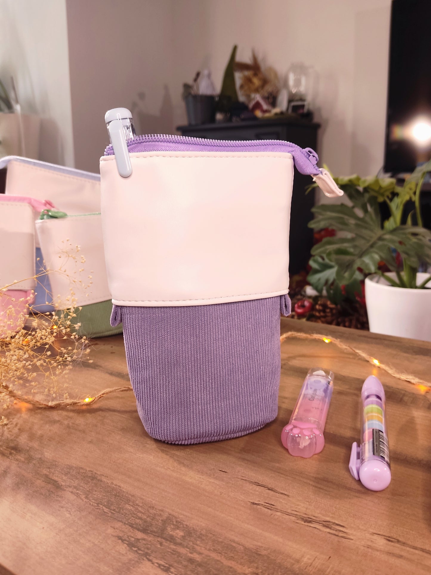 Trousse Rétractable Originale | Étui à Stylos Rétractable | Trousse de Rangement de Bureau & Scolaire