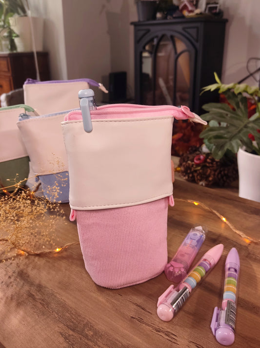 Trousse Rétractable Originale | Étui à Stylos Rétractable | Trousse de Rangement de Bureau & Scolaire