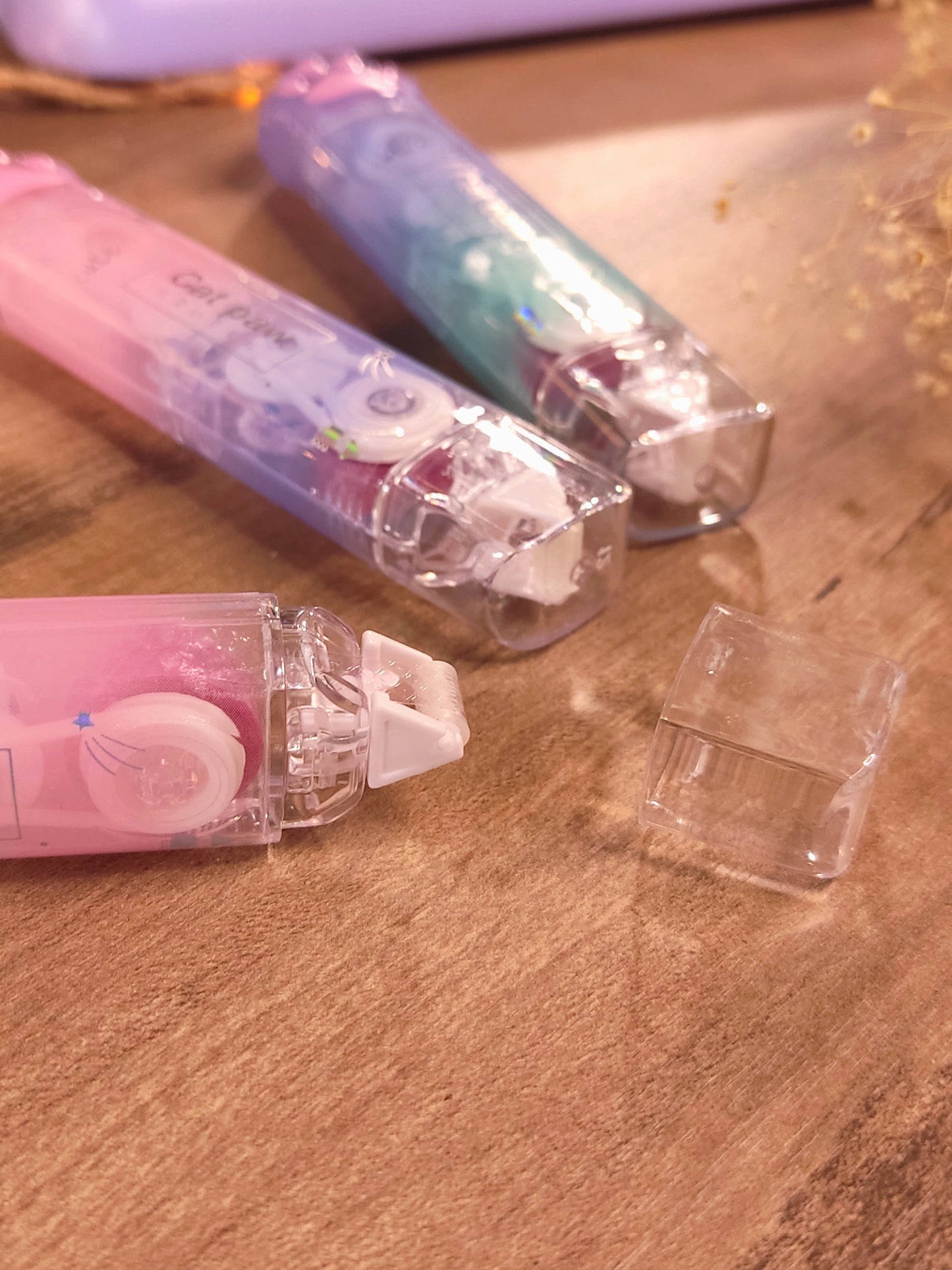 Crayon patte de chat 2-en-1 Typex et Colle Roller | Accessoire Bureau Pratique & Original